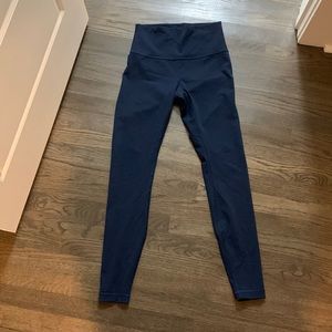 Lululemon Wunder Under Luxtreme Leggings, High-Rise 28", Navy